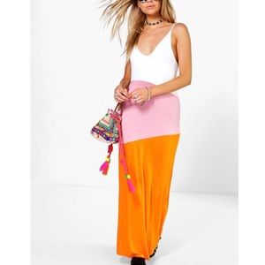 Multicolor Spaghetti Strap Dress